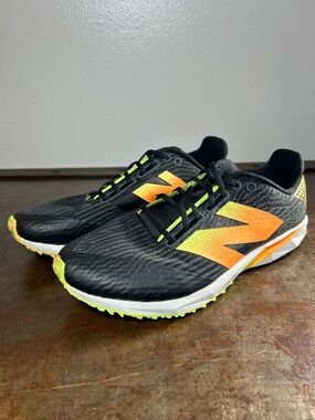 New Balance Fuel Cell XC7 Running Shoes Orange,Neon Yellow Accents Men’s Size 7